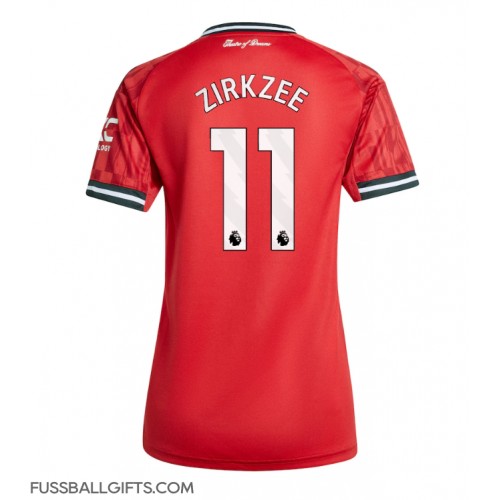Manchester United Joshua Zirkzee #11 Fußballbekleidung Heimtrikot Damen 2025-26 Kurzarm